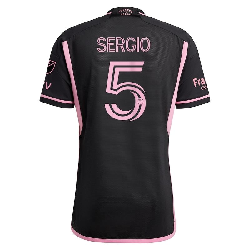 Inter Miami Sergio Busquets 5 Away La Noche Black Jersey 2024/2025 (Player Version)