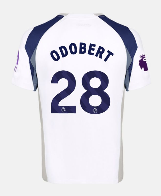 25-26 Tottenham Hotspur Home ODOBERT 28 Jersey