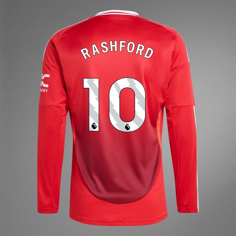 24-25 Manchester United RASHFORD 10 Home Long Sleeve Jersey