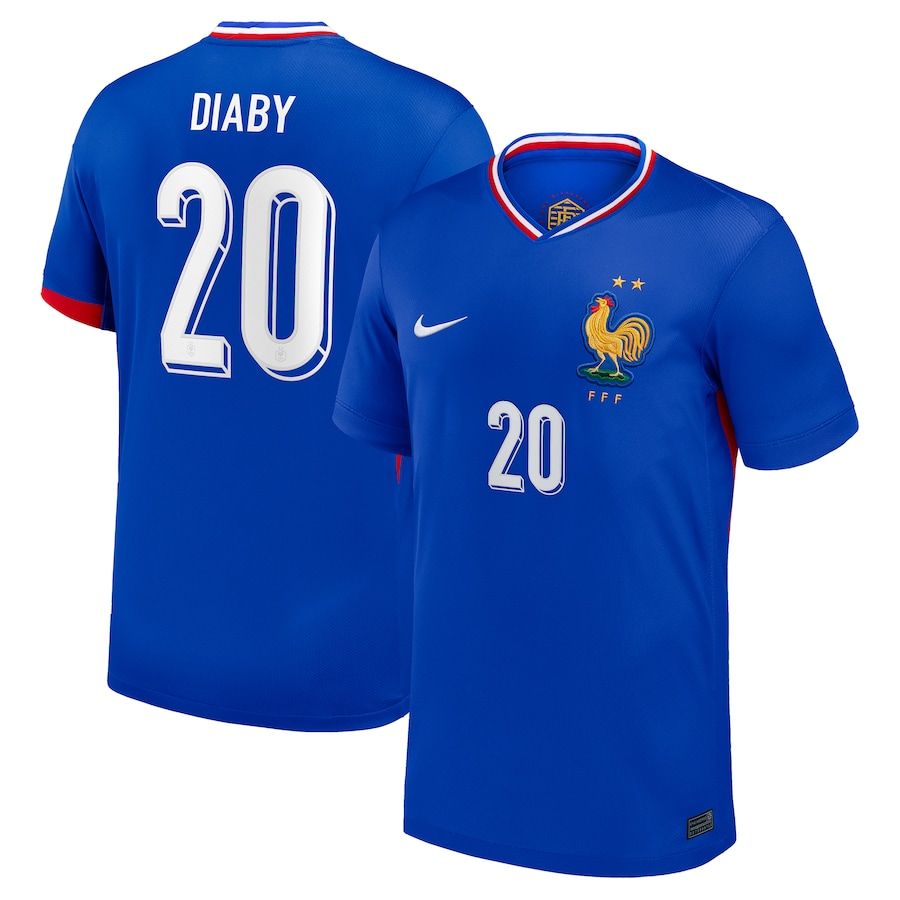2024 France Diaby 20 Home Jersey