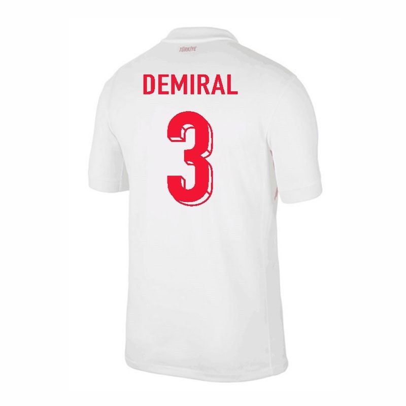 Turkey Merih Demiral #3 Home Jersey 2024