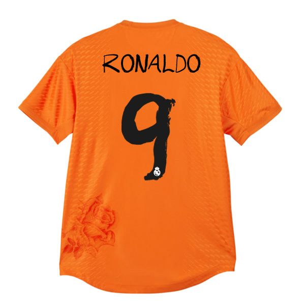 23-24 Real Madrid RONALDO #9 Y3 Fourth Jersey Orange (Player Version)