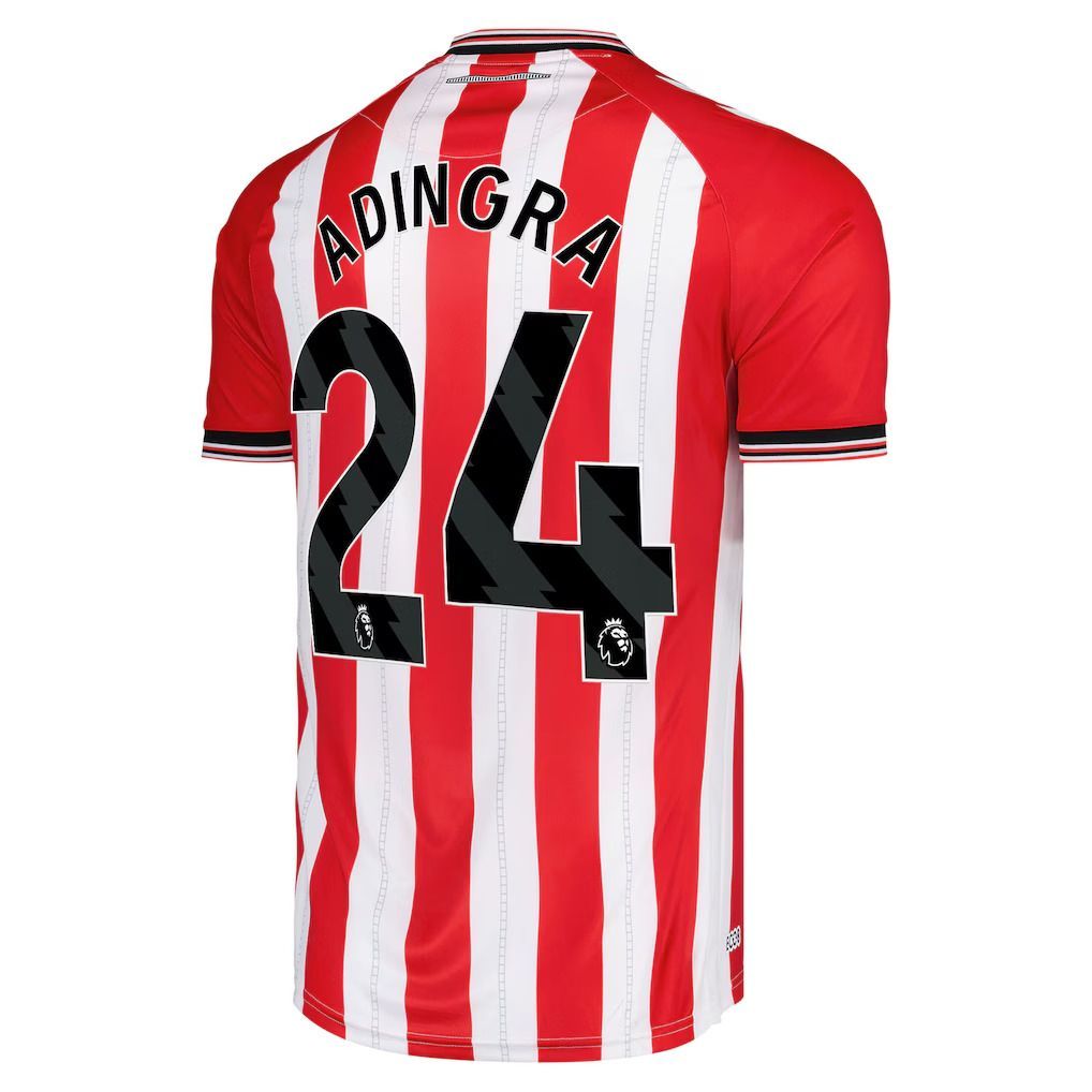 25-26 Sunderland Home ADINGRA 24 Jersey 25-26 Sunderland Home ADINGRA 24 Jersey