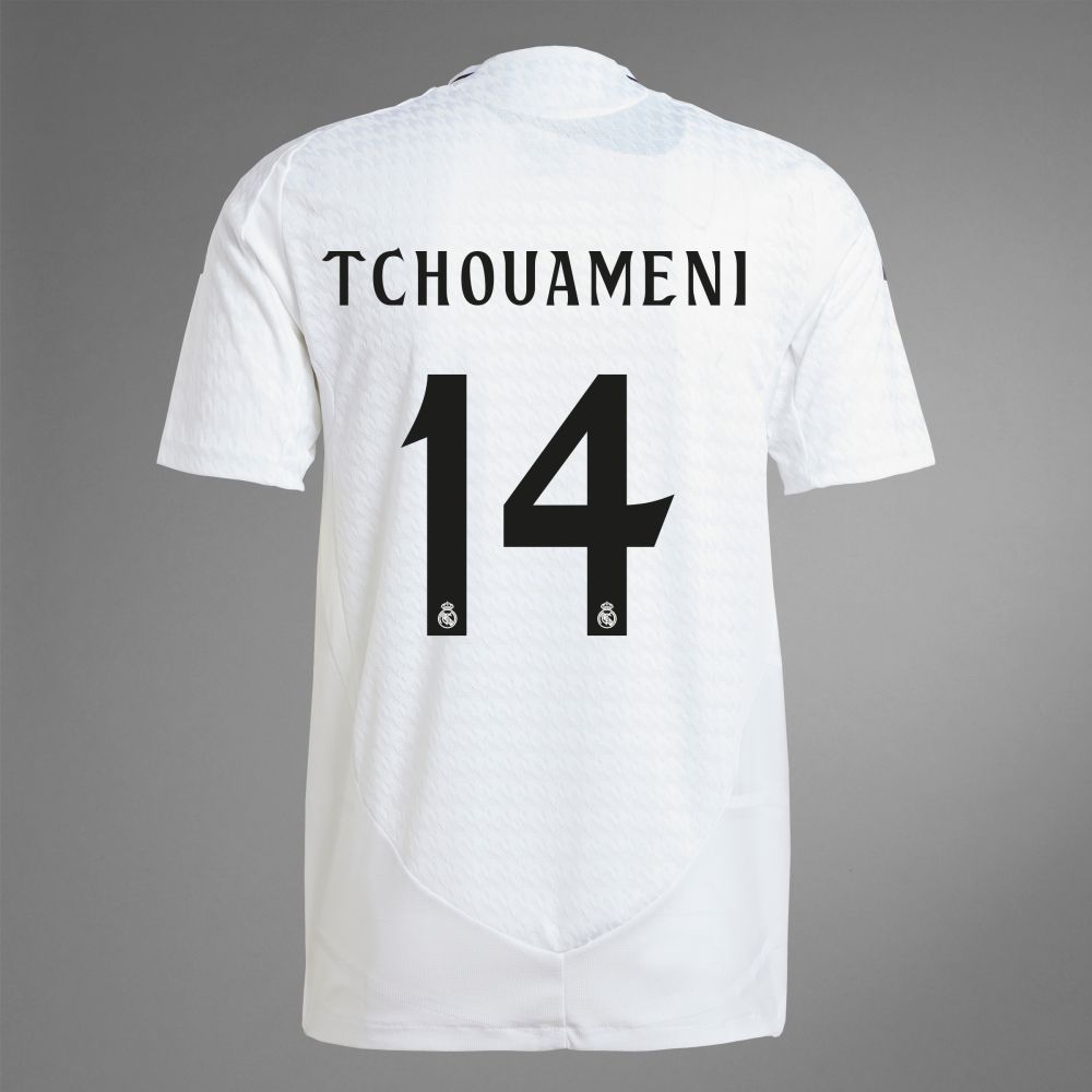 24-25 Real Madrid Home TCHOUAMENI 14 Jersey (Player Version)