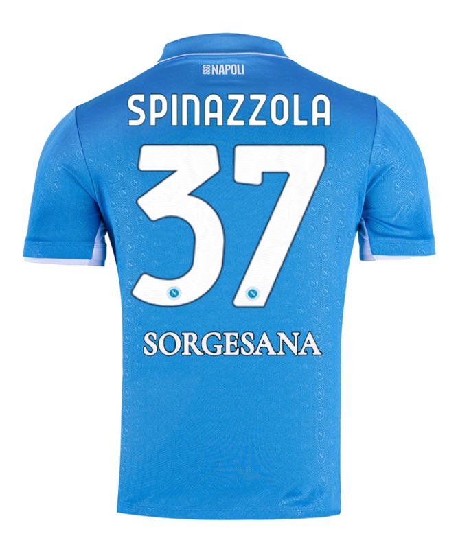 24-25 Napoli Home 37 Spinazzola Jersey