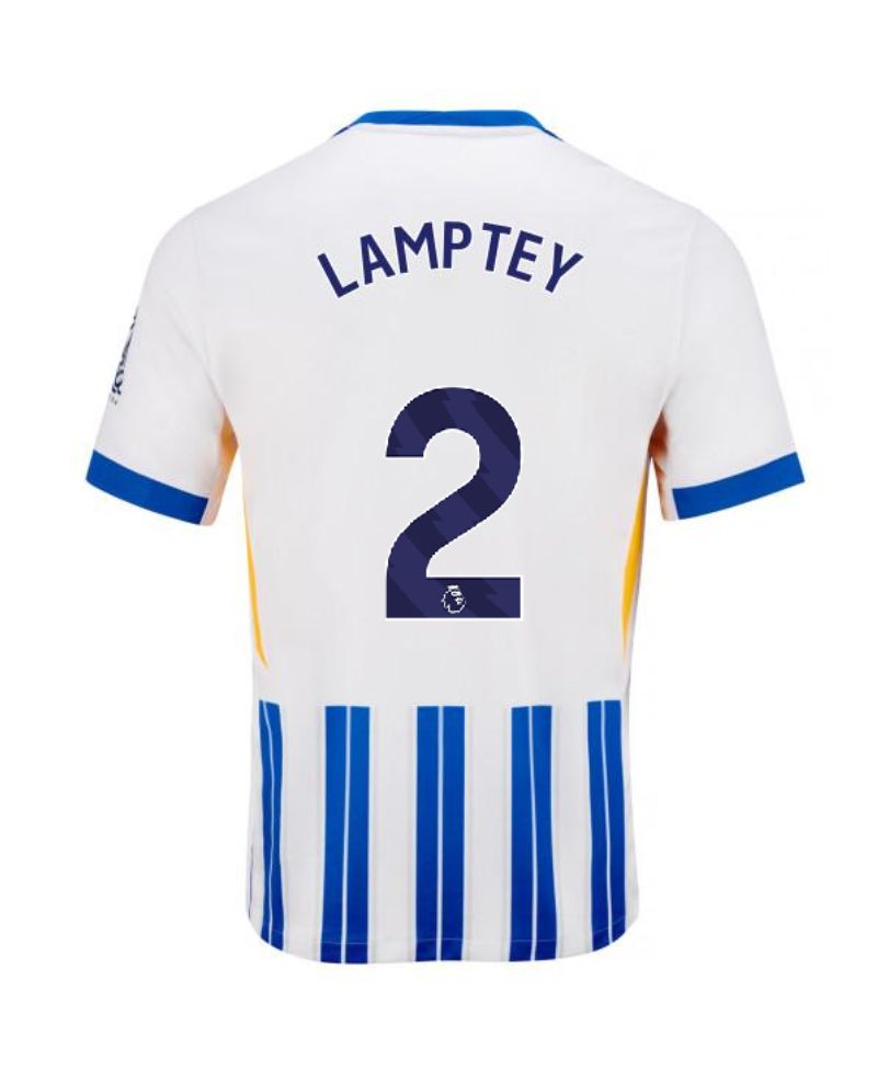 24-25 Brighton & Hove Albion LAMPTEY 2 Home Jersey