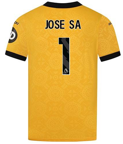 25-26 Wolves Home JOSE SA 1 Jersey 25-26 Wolves Home JOSE SA 1 Jersey