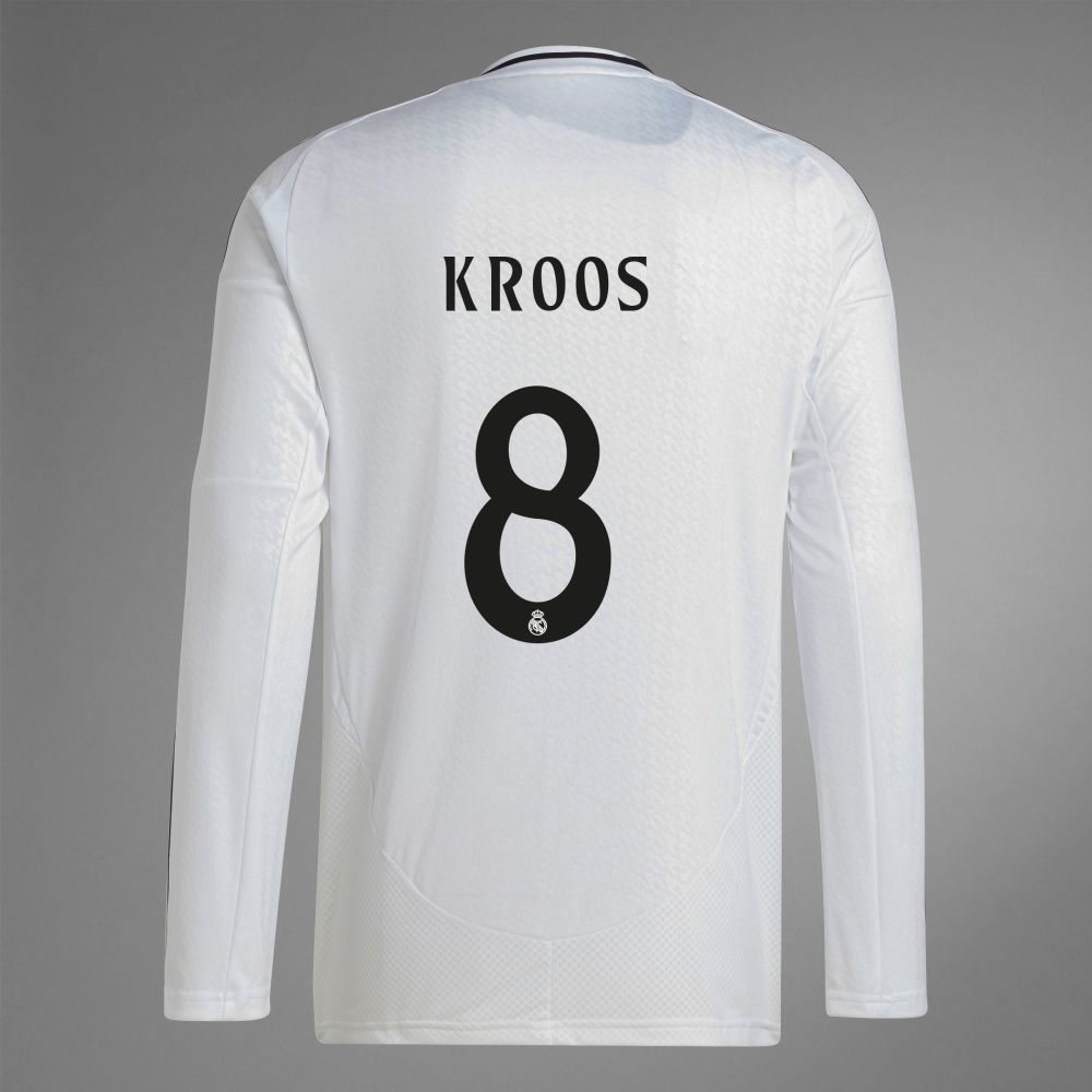 24-25 Real Madrid Home KROOS 8 Long Sleeve Jersey