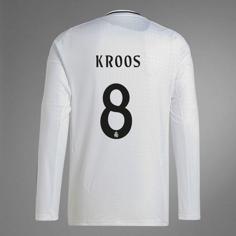 24-25 Real Madrid Home KROOS 8 Long Sleeve Jersey