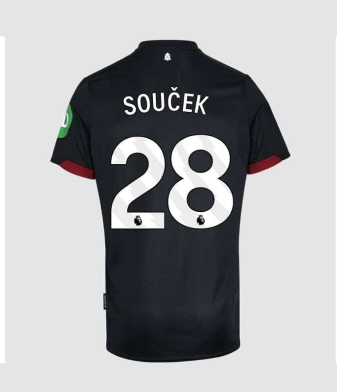 24-25 West Ham United Away SOUČEK 28 Jersey