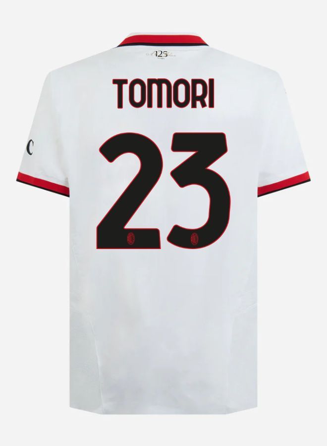 24-25 AC Milan Away Tomori 23 Serie A Jersey (Player Version) 24-25 AC Milan Away Tomori 23 Serie A Jersey (Player Version)