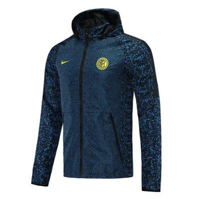 Inter Milan Navy Windrunner Hoodie Jacket 21-22