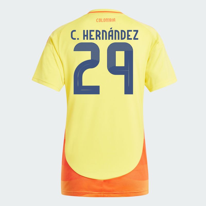 2024 Colombia C. HERNÁNDEZ 29 Home Women's Jersey
