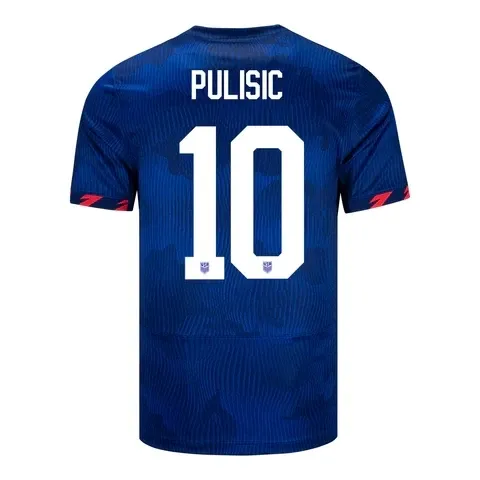 USA (USMNT) Men's Christian Pulisic #10 Away Gold Cup Away 2023 Jersey