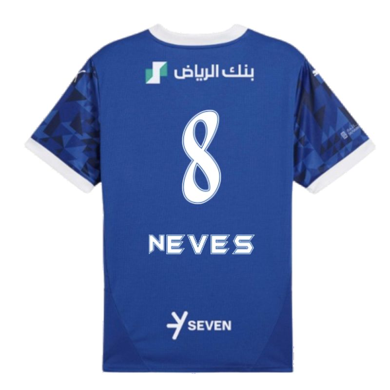 2024-2025 Al Hilal Home Neves 8 Jersey