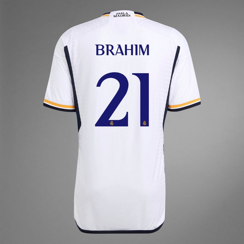 Real Madrid Home Brahim Díaz #21 Jersey Kit 2023/2024  (Player Version)
