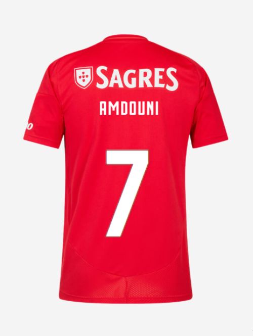 24-25 Benfica Home AMDOUNI 7 Jersey