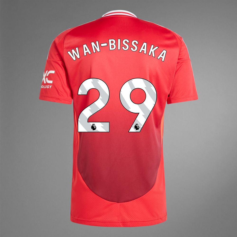 24-25 Manchester United WAN-BISSAKA 29 Home Jersey (Player Version) 24-25 Manchester United WAN-BISSAKA 29 Home Jersey (Player Version)