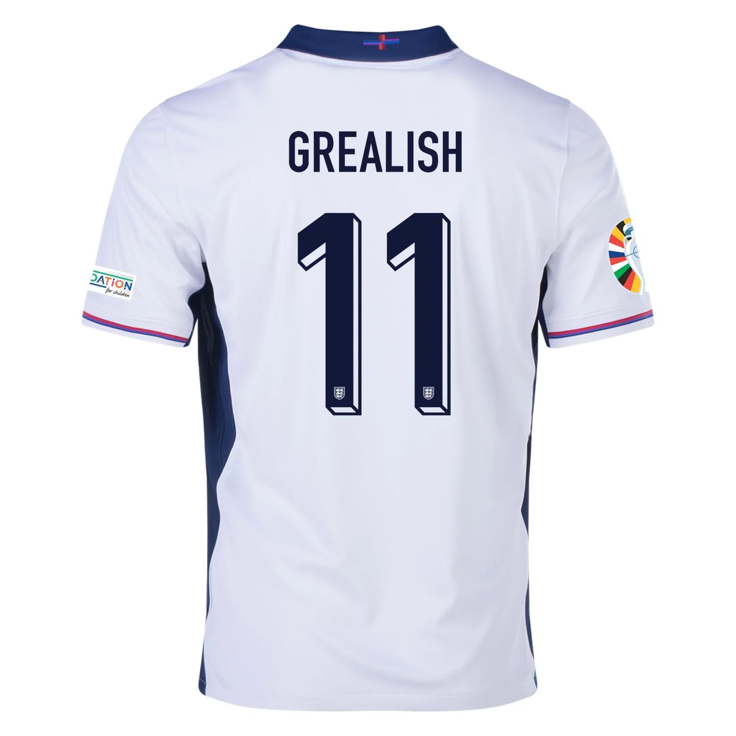 England Euro's 2024 JACK GREALISH #11 Home Jersey With Patches England Euro's 2024 JACK GREALISH #11 Home Jersey With Patches