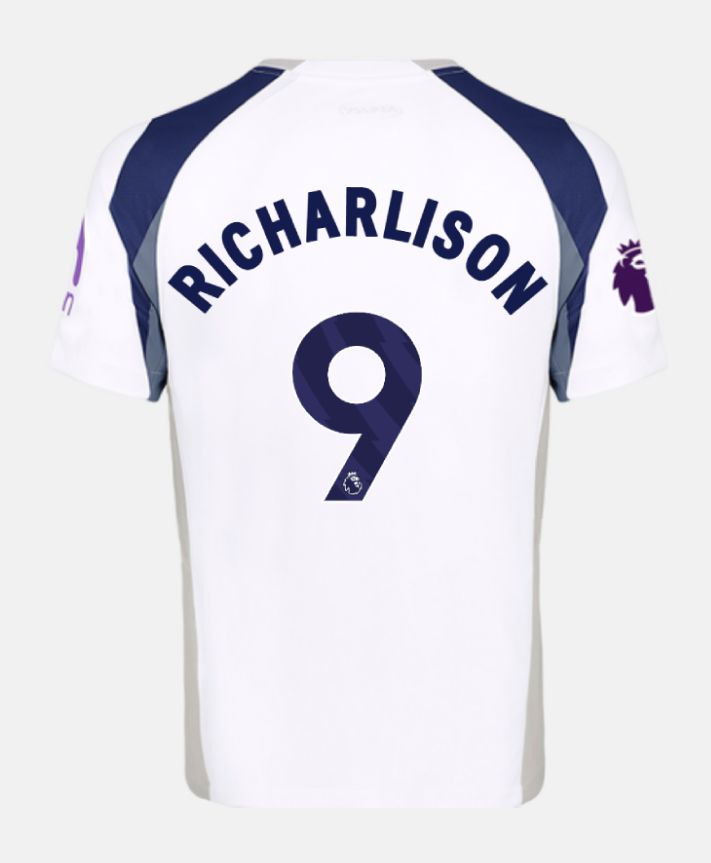 25-26 Tottenham Hotspur Home RICHARLISON 9 Jersey 25-26 Tottenham Hotspur Home RICHARLISON 9 Jersey