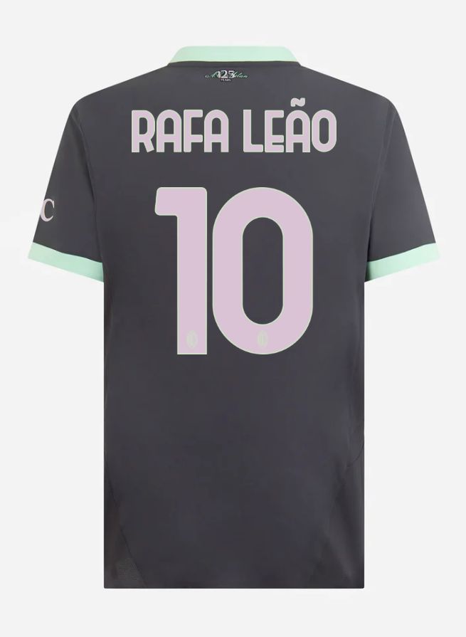 24-25 AC Milan Third Rafa 10 Leão Serie A Jersey (Player Version) 24-25 AC Milan Third Rafa 10 Leão Serie A Jersey (Player Version)
