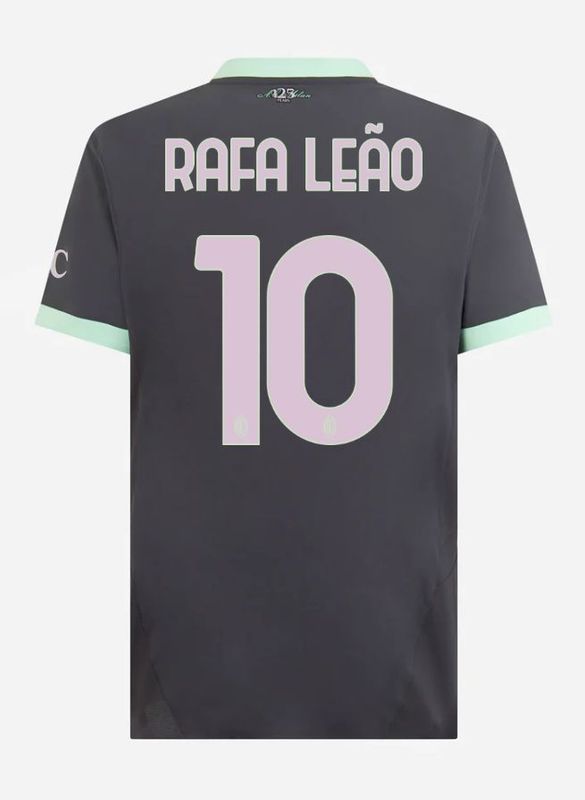 24-25 AC Milan Third Rafa 10 Leão Serie A Jersey (Player Version)