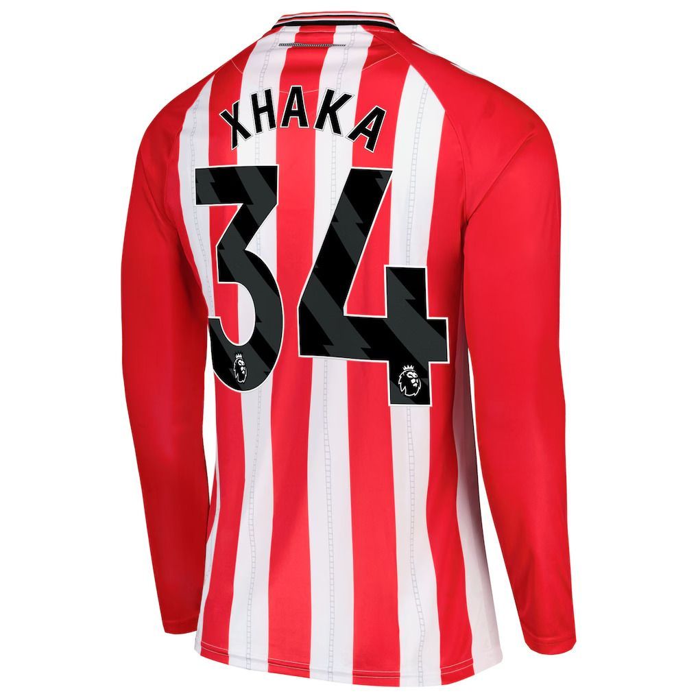 25-26 Sunderland Home XHAKA 34 Long Sleeve Jersey 25-26 Sunderland Home XHAKA 34 Long Sleeve Jersey