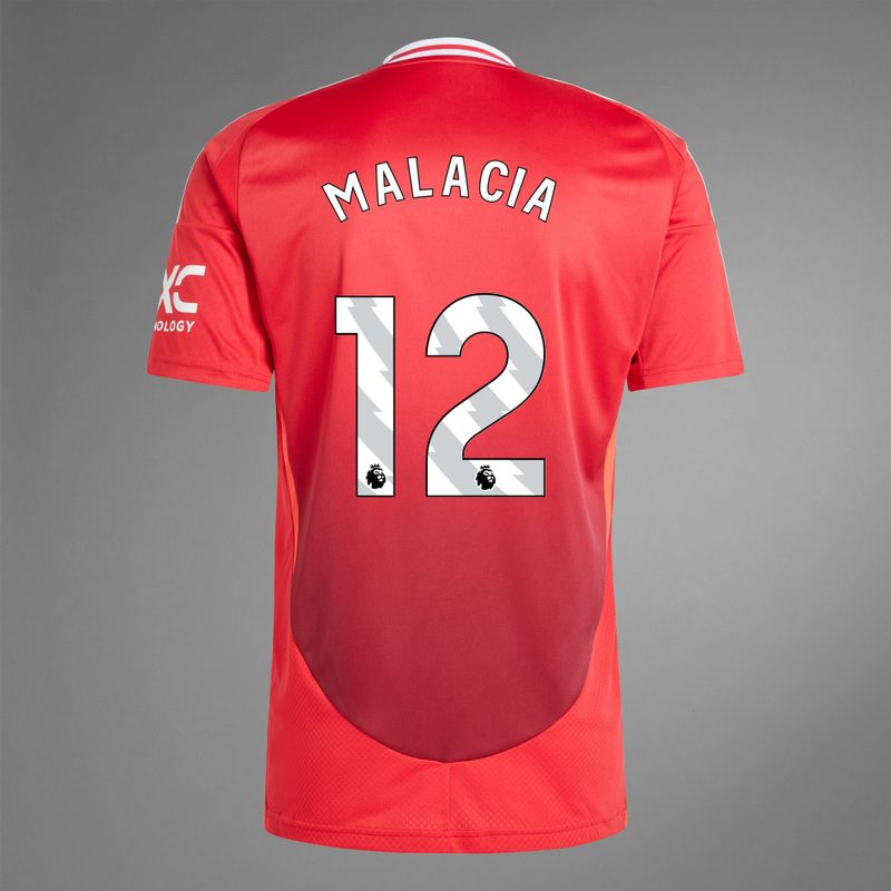 24-25 Manchester United MALACIA 12 Home Jersey (Player Version)
