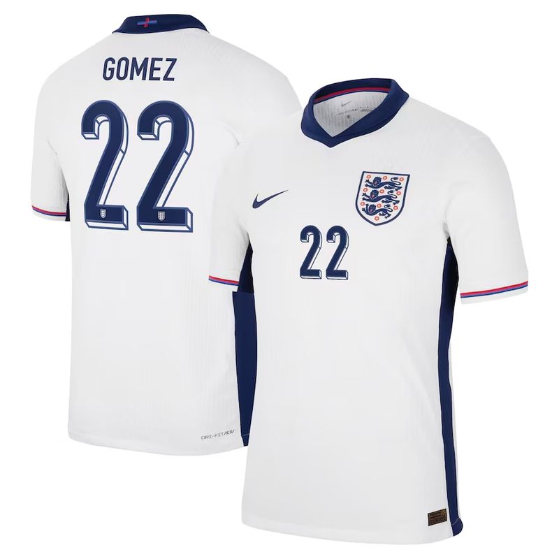 2024 England Gomez 22 Home Jersey (Player Version)