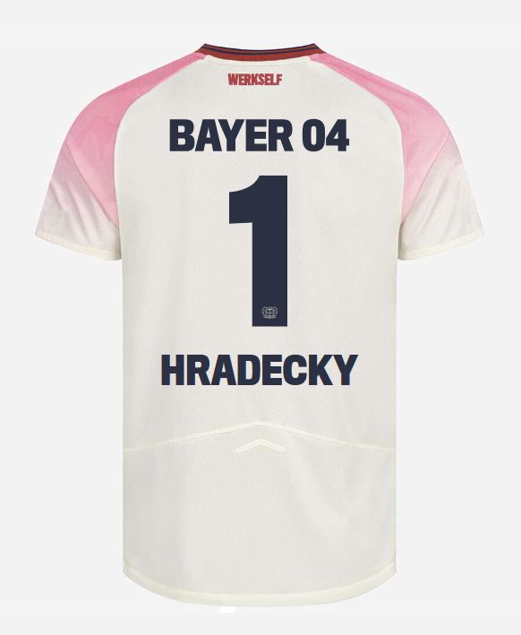 Bayer Leverkusen 04 Away HRADECKY 1 Jersey 2025/26