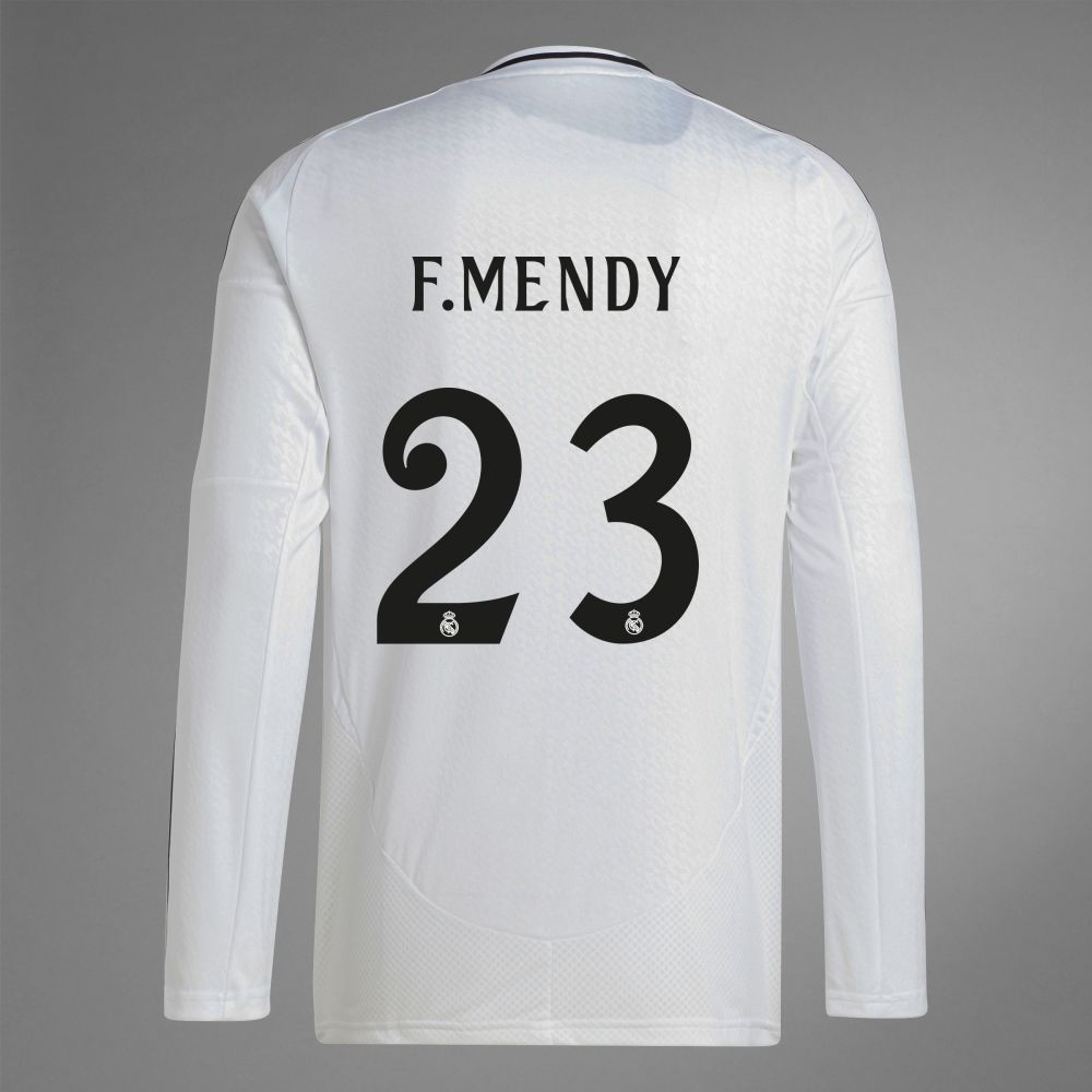 24-25 Real Madrid Home F.MENDY 23 Long Sleeve Jersey 24-25 Real Madrid Home F.MENDY 23 Long Sleeve Jersey
