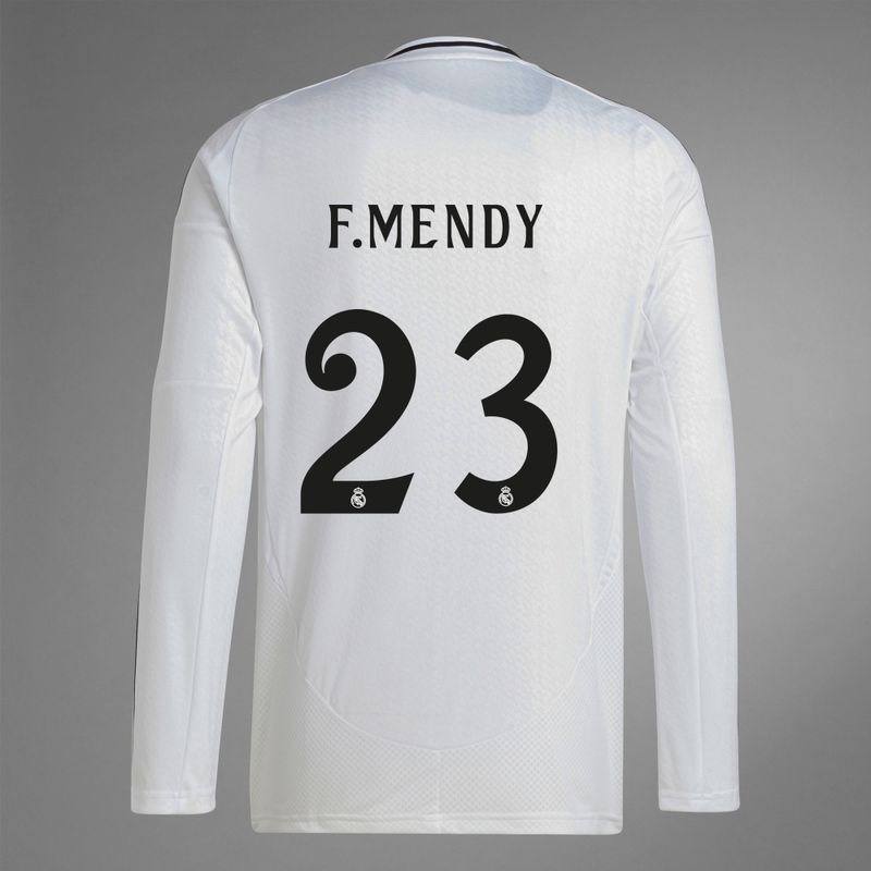 24-25 Real Madrid Home F.MENDY 23 Long Sleeve Jersey