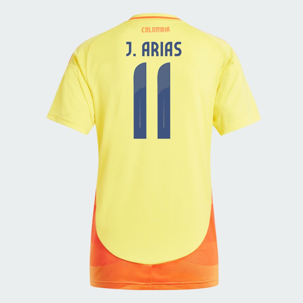 2024 Colombia J. ARIAS 11 Home Women's Jersey