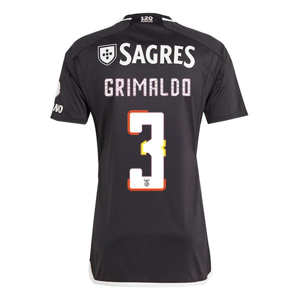 Benfica  Away Grimaldo 3 UCL Jersey Shirt 23-24