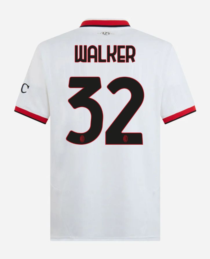 24-25 AC Milan Away 32 Walker Serie A Jersey 24-25 AC Milan Away 32 Walker Serie A Jersey