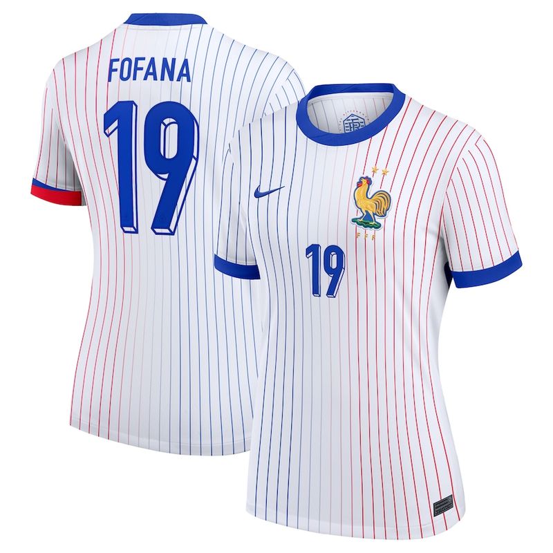 2024 France Fofana 19 Away Women Jersey