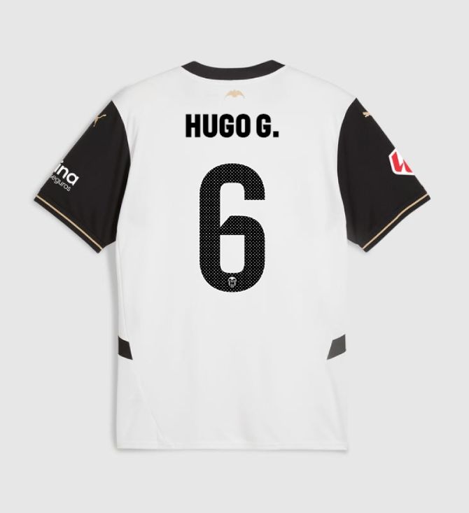 24-25 Valencia Home HUGO G. 6 Jersey