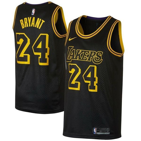 Los Angeles Lakers Black Mamba City Swingman Jersey Kobe Bryant 24