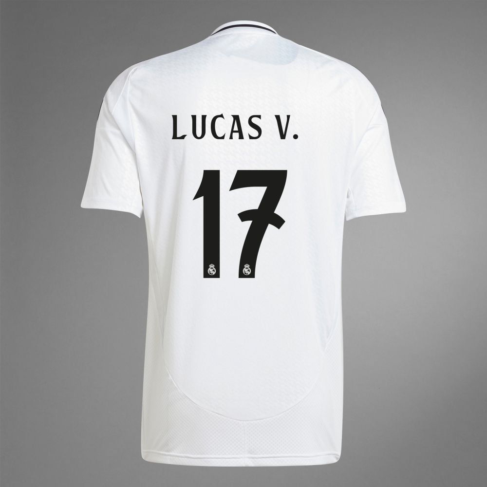 24-25 Real Madrid Home LUCAS V. 17 Jersey