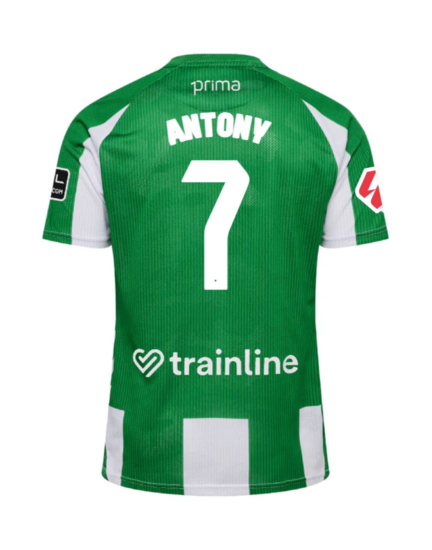 25-26 Real Betis Home ANTONY 7  Jersey