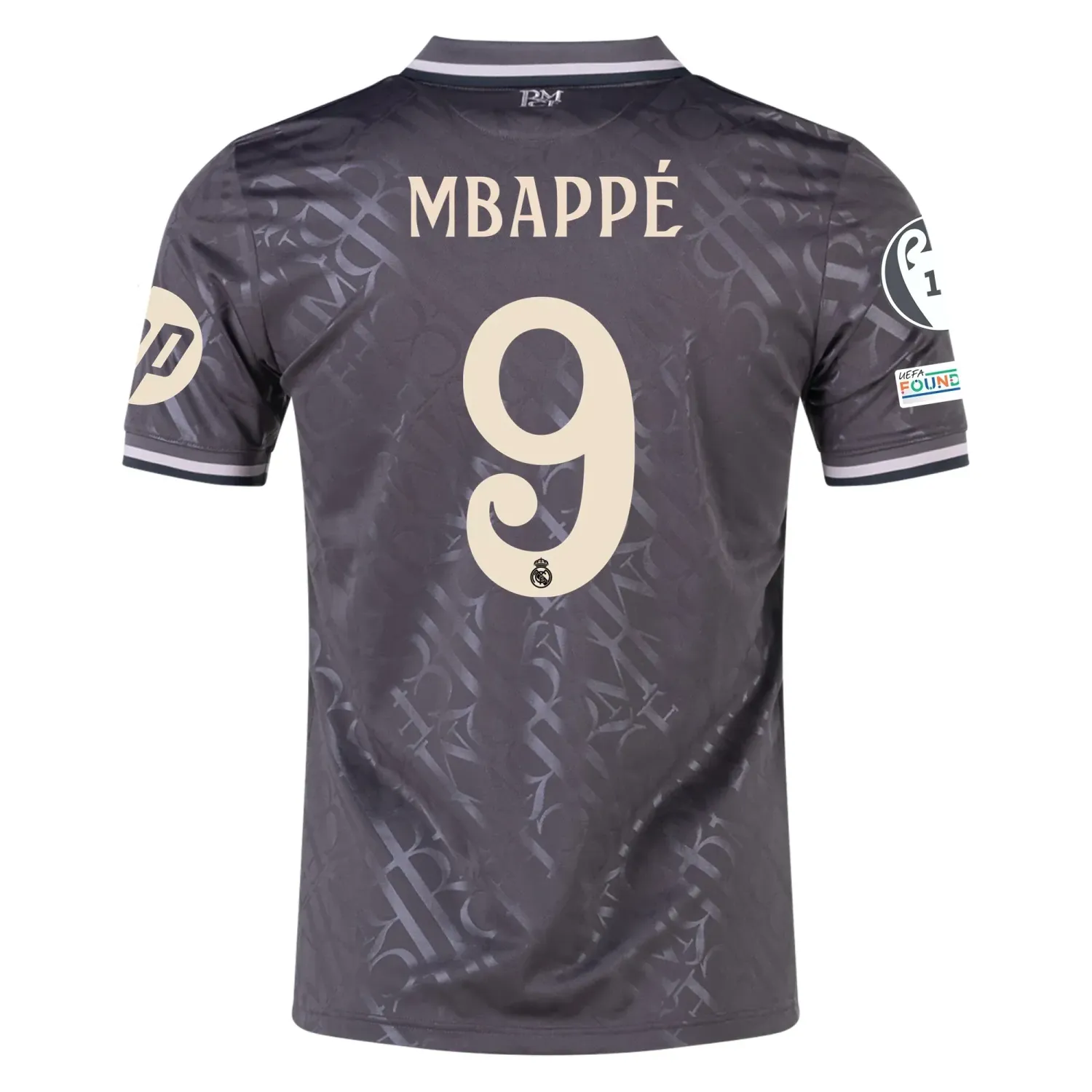 Real Madrid Mbappe 9 Third Jersey 2024/2025 With Champions League + Club World Cup Patches Real Madrid Mbappe 9 Third Jersey 2024/2025 With Champions League + Club World Cup Patches