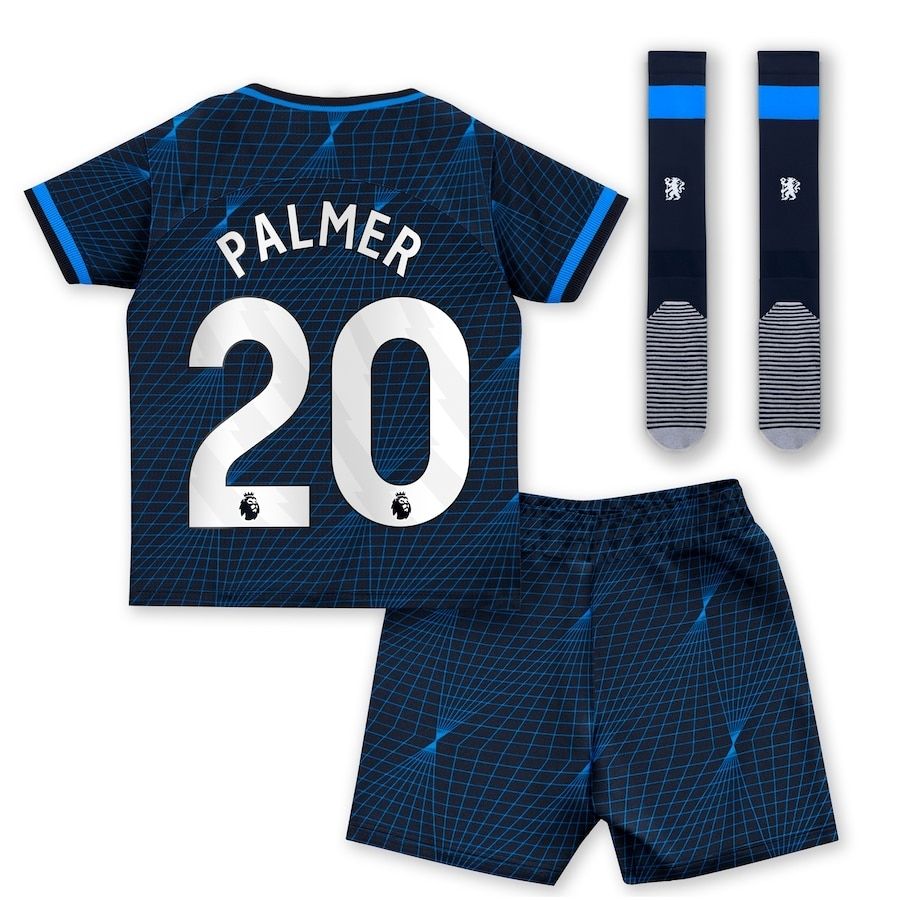 Chelsea Cole Palmer #20 Away Full Kids Kit