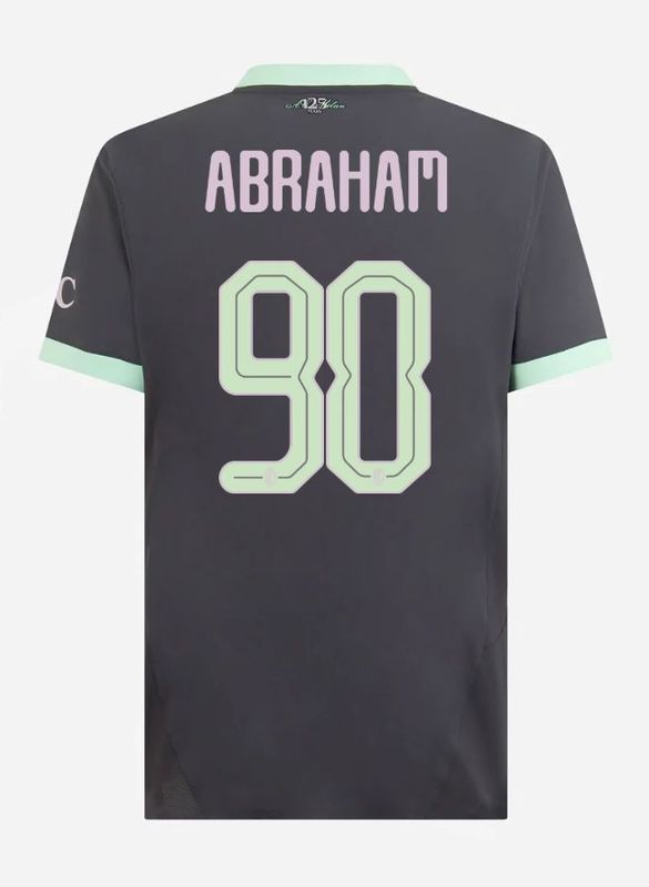 24-25 AC Milan Third Abraham 90 Champions League Jersey (Player Version)