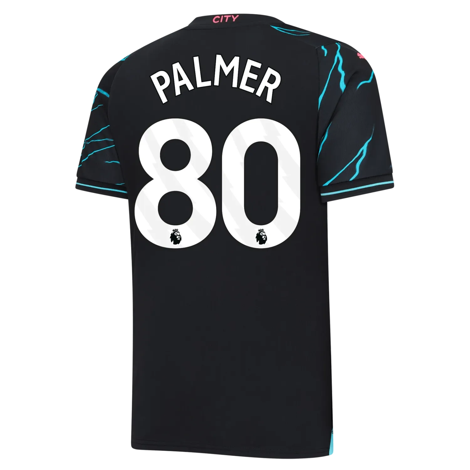 Manchester City Cole Palmer #80 EPL Third Jersey 2023-2024