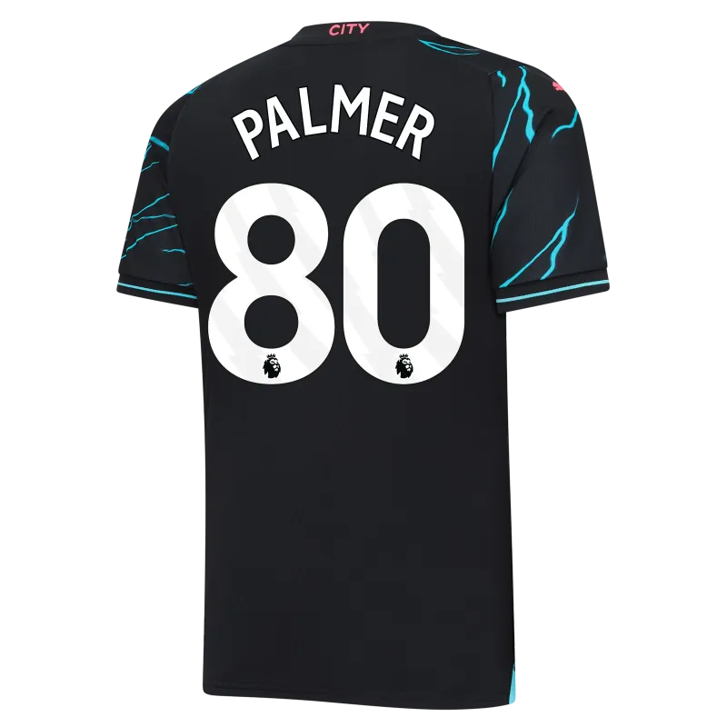 Manchester City Cole Palmer #80 EPL Third Jersey 2023-2024