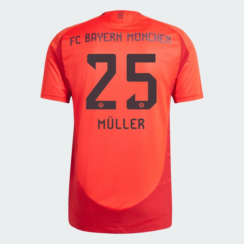 24-25 Bayern Munich MÜLLER 25 Home Jersey (Player Version)