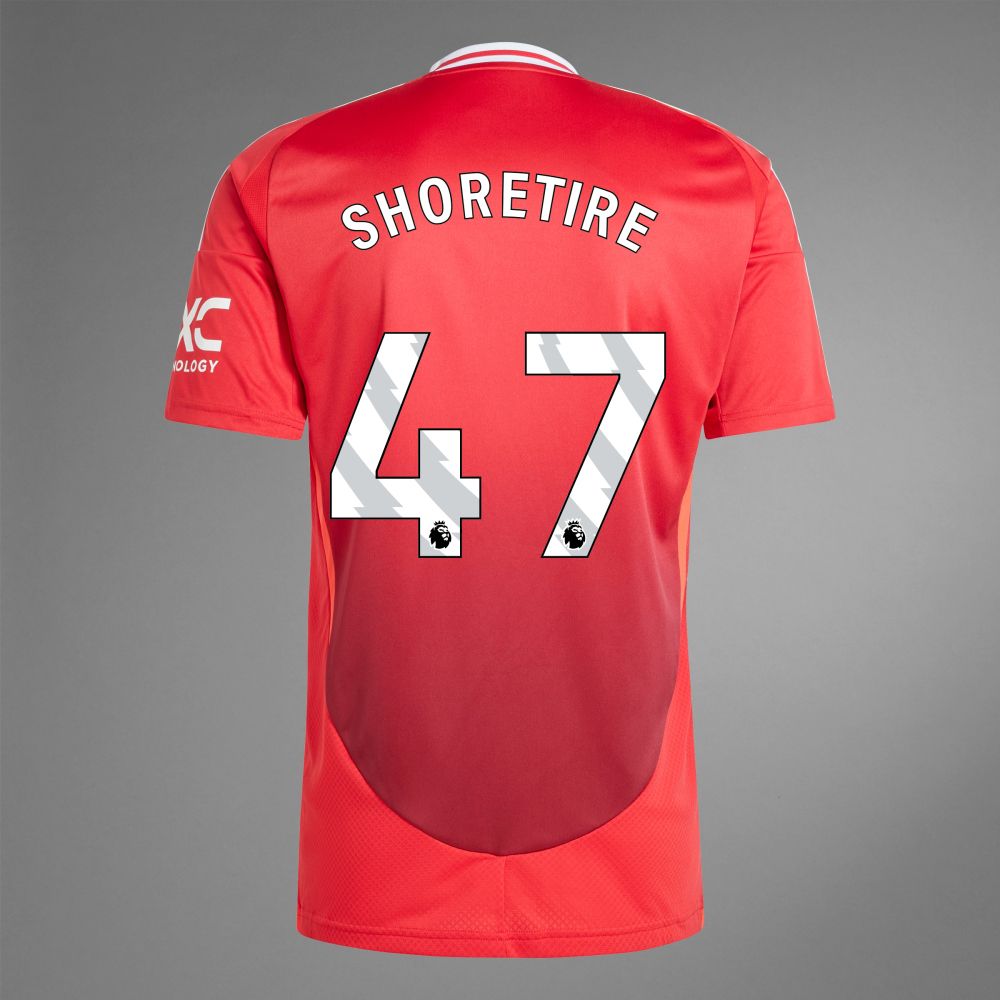 24-25 Manchester United SHORETIRE 47 Home Jersey (Player Version)