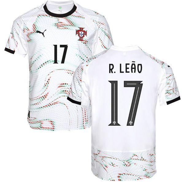 2025 Portugal Away R. Leão 17 Jersey (Player Version) 2025 Portugal Away R. Leão 17 Jersey (Player Version)
