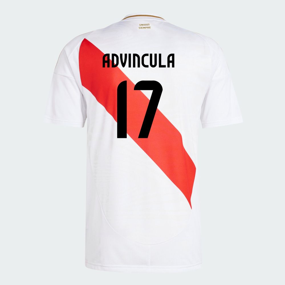 Peru Copa America Home Luis Advíncula #17 Jersey Shirt 2024 Peru Copa America Home Luis Advíncula #17 Jersey Shirt 2024