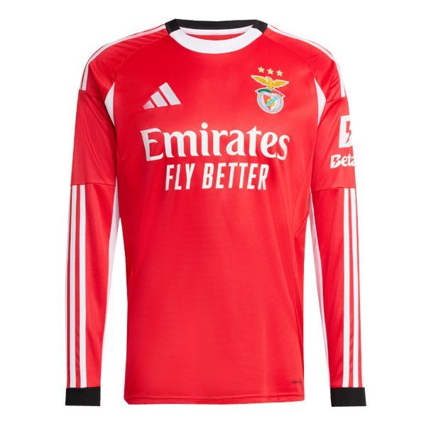 25-26 Benfica Home Long Sleeve Jersey